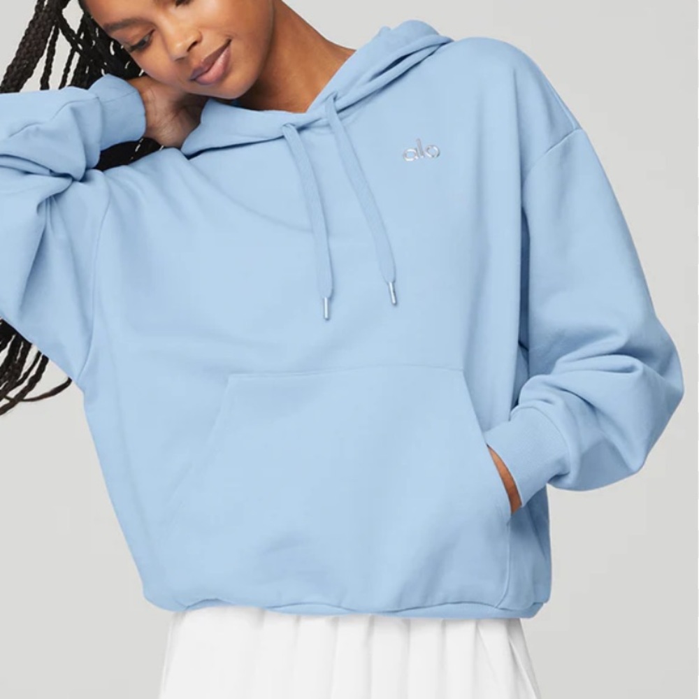 ALO Yoga Light Blue Hoodie